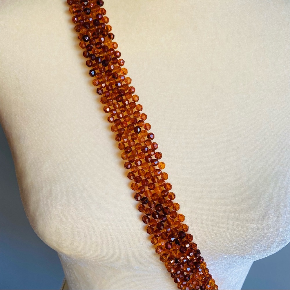 Sabina New York vintage beaded crossbody purse - Picture 4 of 5